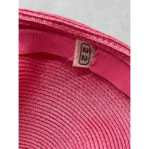 vintage theater Halloween Hat costume pink size 22 see tag twist READ - Picture 9 of 9